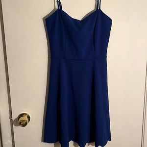 Blue dress